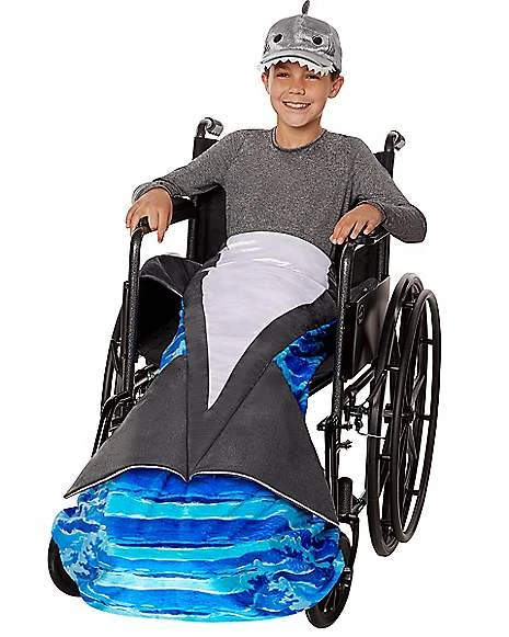 Kids Shark Wheelchair Costume 3 Kids Shark Wheelchair Costume