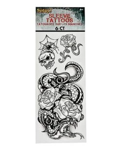 Multi-Pack Punk Tattoos - 6 Count