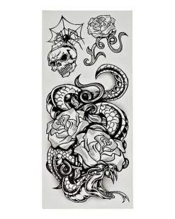 Multi-Pack Punk Tattoos - 6 Count -Colin Costume Shop 07595838 c
