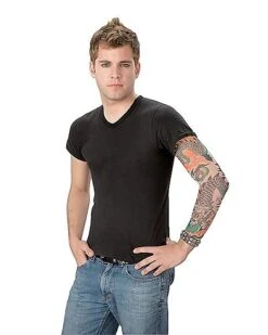 Biker Dragon Sleeve Tattoo