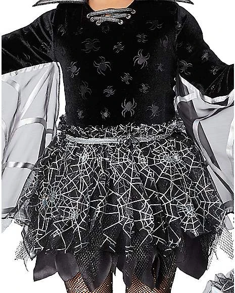 Toddler Spider Web Witch Costume 5 Toddler Spider Web Witch Costume - Image 3