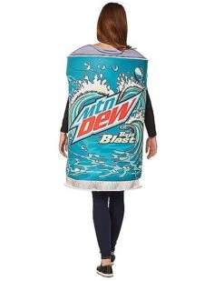 Adult 3D Mountain Dew Baja Blast Costume -Colin Costume Shop 07656556 d